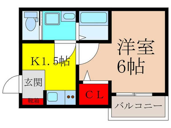 グラシアスコート荒本の物件間取画像